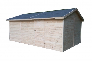 Garage en bois 3,3x5,3m (19mm)